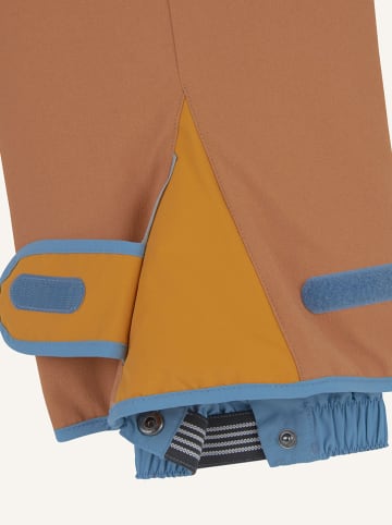 finkid Ski-/ Snowboardhose "Kajo Husky" in Hellbraun/ Senf