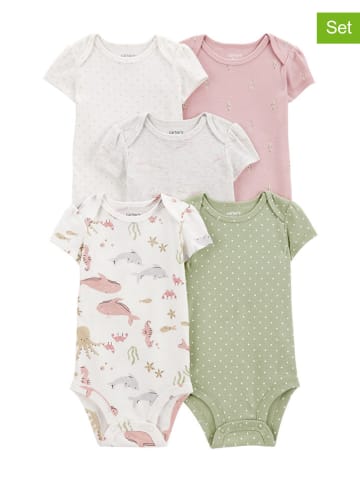 carter's 5-delige set: rompers meerkleurig