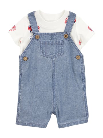 carter's 2tlg. Outfit in Blau/ Weiß