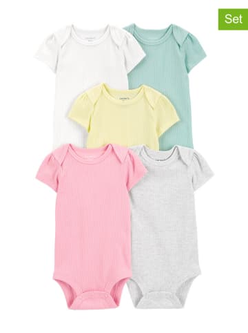 carter's 5-delige set: rompers meerkleurig