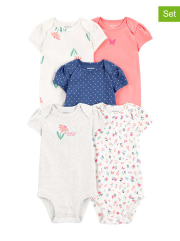 carter's 5-delige set: rompers meerkleurig
