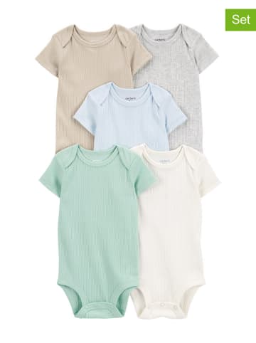 carter's 5-delige set: rompers meerkleurig