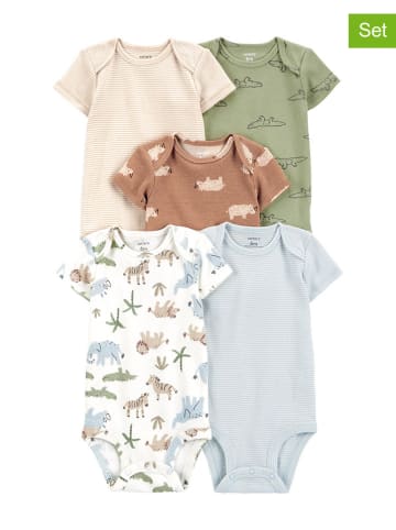 carter's 5-delige set: rompers meerkleurig