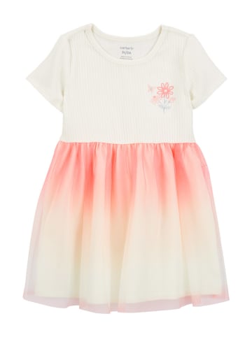 carter's Kleid in Weiß/ Rosa