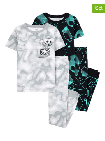 carter's 2-delige set: pyjama's zwart/grijs