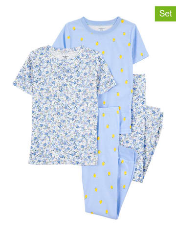 carter's 2-delige set: pyjama's lichtblauw