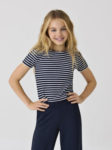 KIDS ONLY Strickshirt in Weiß/ Schwarz