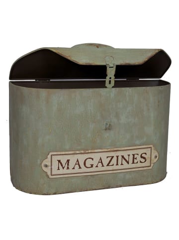 Anticline Zeitungsbox in Grau - (B)38 x (H)29 x (T)13 cm