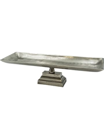 Anticline Taca w kolorze srebrnym - 56 x 14,5 cm