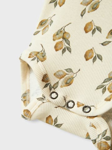 Lil Atelier Body "Gavo" in Creme/ Gelb