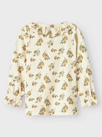 Lil Atelier Longsleeve "Gavo" geel/crème