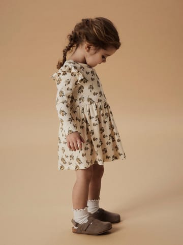 Lil Atelier Kleid "Gavo" in Creme/ Gelb