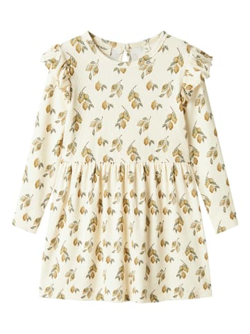 Lil Atelier Kleid "Gavo" in Creme/ Gelb