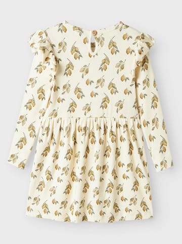 Lil Atelier Kleid "Gavo" in Creme/ Gelb