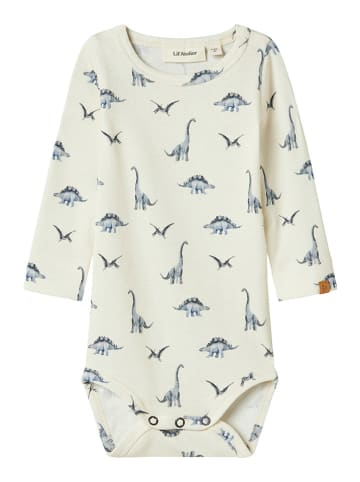 Lil Atelier Romper "Geo" wit/blauw