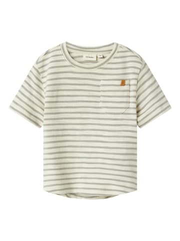 Lil Atelier Shirt "Denji" in Creme/ Grau