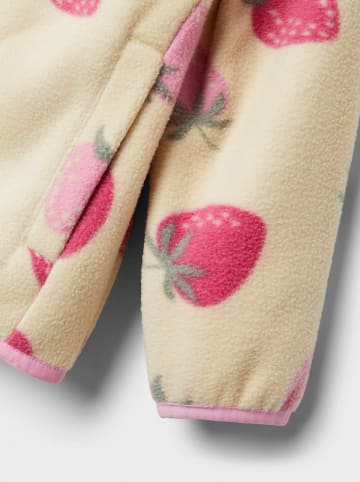 name it Fleecejacke in Gelb/ Rosa