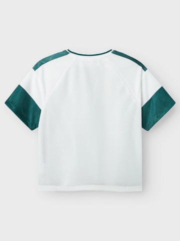 name it Shirt wit/donkergroen