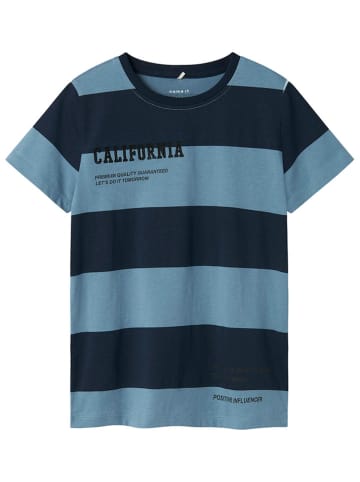 name it Shirt in Dunkelblau/ Blau
