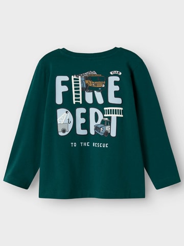 name it Longsleeve in Dunkelgrün