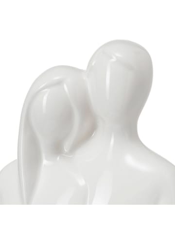 LEONARDO Decofiguur "Paartje" wit/beige - (B)10 x (H)23 cm