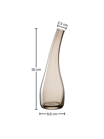 LEONARDO Vase "Luminosa" in Taupe - (H)30 x Ø 9,6 cm