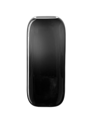 LEONARDO Vase "Milano" in Grau - (B)9 x (H)21 cm
