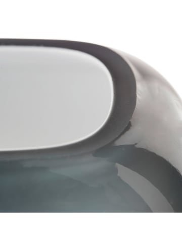 LEONARDO Vase "Milano" in Grau - (B)9 x (H)21 cm