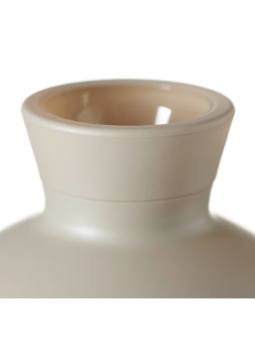 LEONARDO 2er-Set: Vasen "Casolare" in Schwarz/ Beige - (H)9 x Ø 7,5 cm