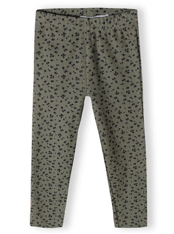 Minoti Legginsy w kolorze oliwkowo-czarnym
