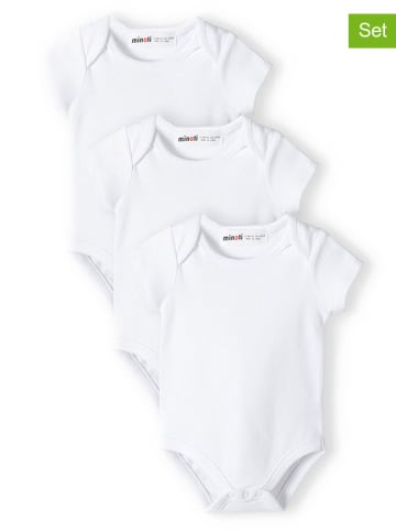 Minoti 3er-Set: Bodys in Weiß