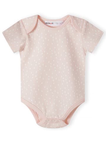 Minoti 4er-Set: Bodys in Türkis/ Rosa
