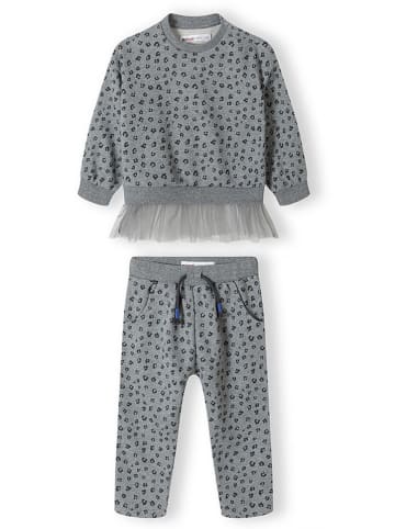 Minoti 2tlg. Outfit in Grau/ Schwarz