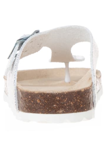 BIO PINGÜIN Teenslippers wit/meerkleurig