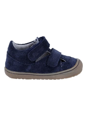 Richter Shoes Leder-Halbsandalen "Maxi" in Dunkelblau