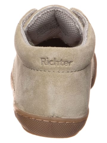 Richter Shoes Skórzane buty "Maxi" w kolorze szarym do nauki chodzenia