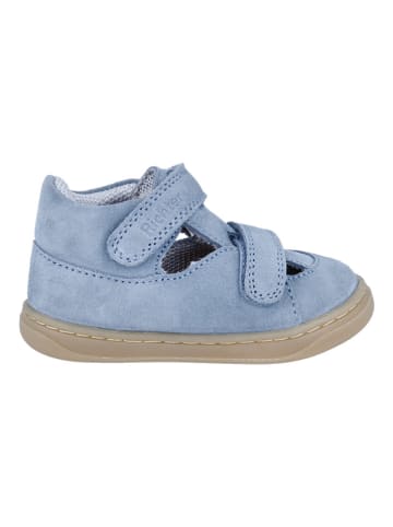 Richter Shoes Leder-Halbsandalen "Dash" in Hellblau