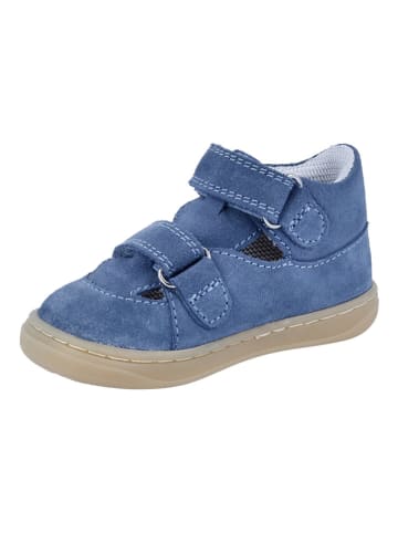 Richter Shoes Leder-Halbsandalen "Dash" in Blau