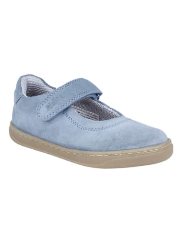 Richter Shoes Leder-Ballerinas "Dash" in Hellblau