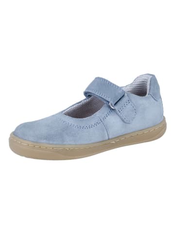Richter Shoes Leder-Ballerinas "Dash" in Hellblau