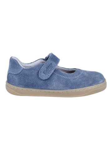 Richter Shoes Leder-Ballerinas "Dash" in Blau