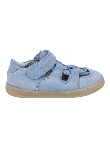 Richter Shoes Leder-Halbsandalen "Dash" in Hellblau