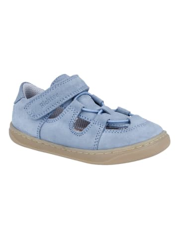 Richter Shoes Leder-Halbsandalen "Dash" in Hellblau