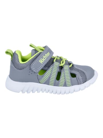 Richter Shoes Enkelsandalen "Wallaby" grijs/groen