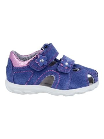 Richter Shoes Leder-Halbsandalen "Juno" in Blau