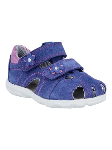 Richter Shoes Leren enkelsandalen "Juno" blauw
