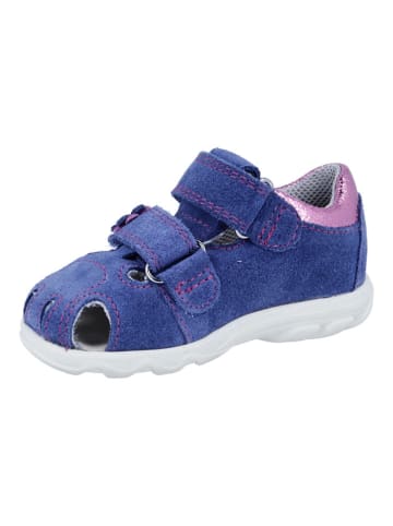 Richter Shoes Leren enkelsandalen "Juno" blauw