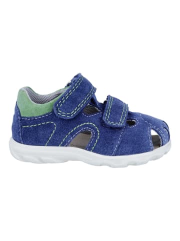 Richter Shoes Leder-Halbsandalen "Juno" in Dunkelblau