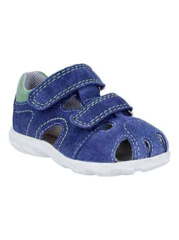 Richter Shoes Leder-Halbsandalen "Juno" in Dunkelblau