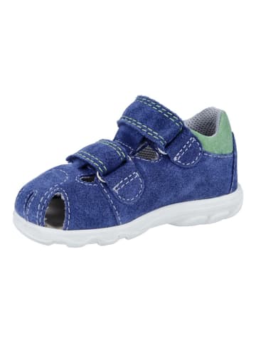 Richter Shoes Leder-Halbsandalen "Juno" in Dunkelblau